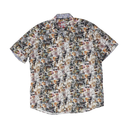 Multi Misc Short Sleeve Button Down