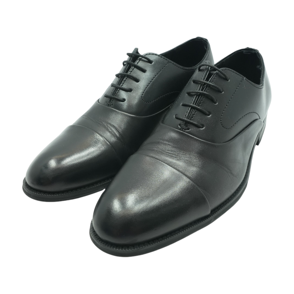Black Lace-Up Dress Shoes
