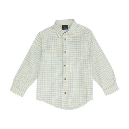 Blue Plaid Flannel Button Down