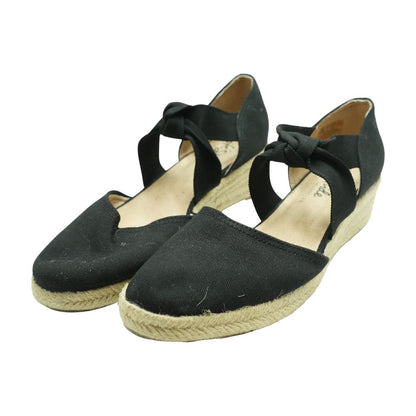 Black Wedge Heels