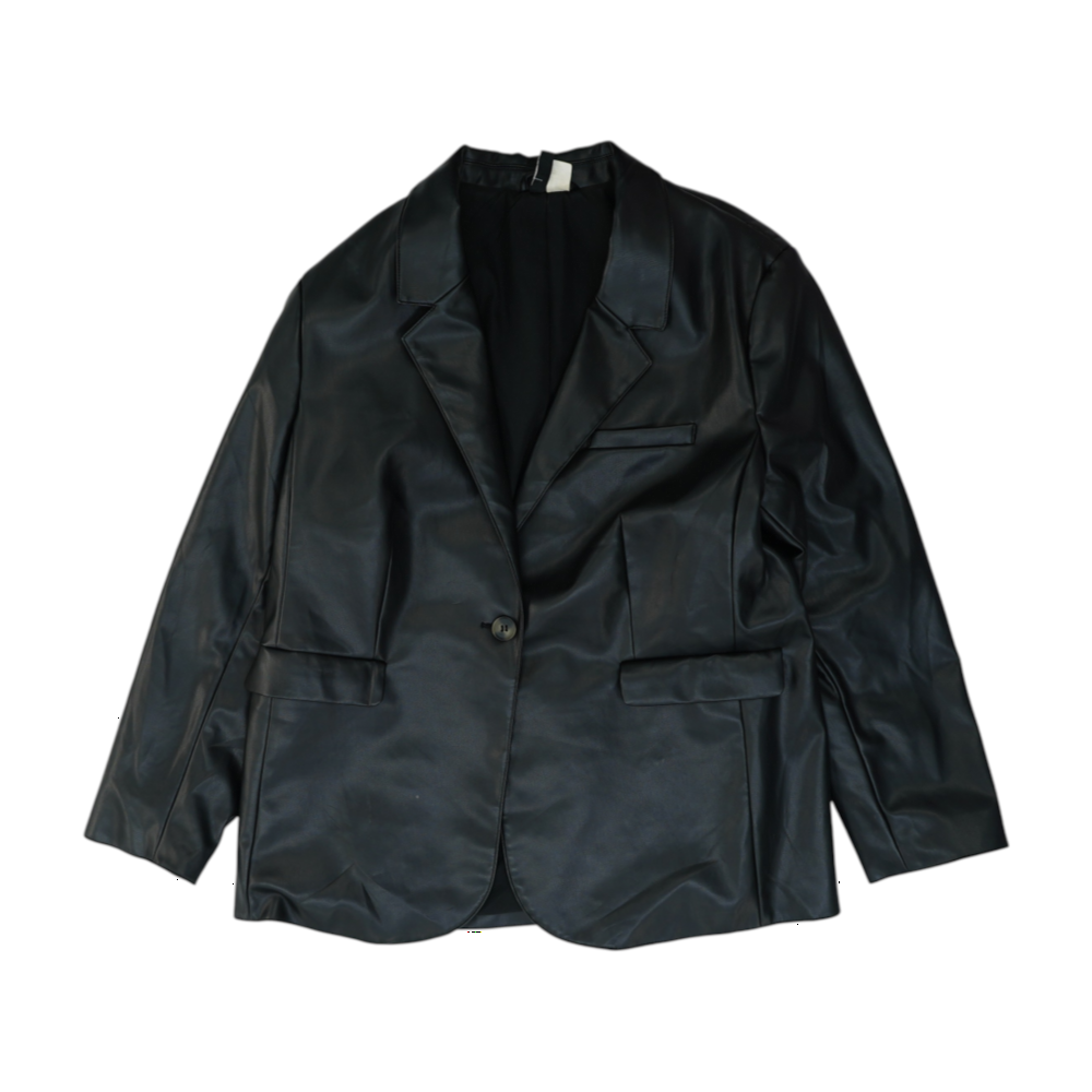 Black Solid Sport Coat