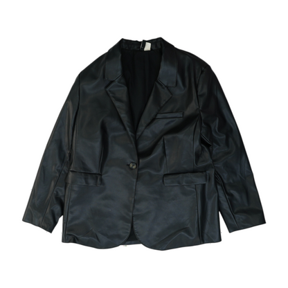 Black Solid Sport Coat