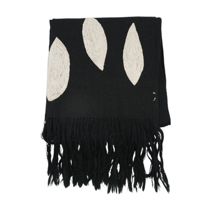 Black Graphic Scarf