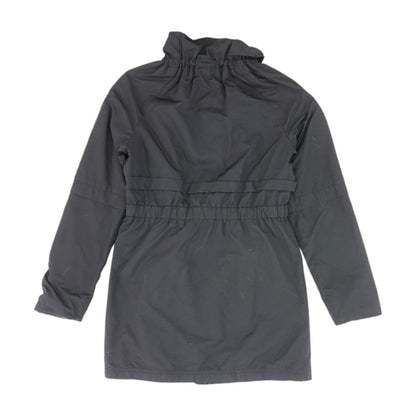 Black Solid Rain Jacket