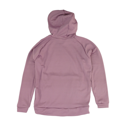Purple Solid Hoodie Pullover