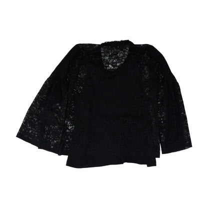 Black Floral Blouse