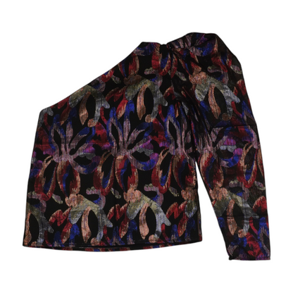 Black Abstract Blouse