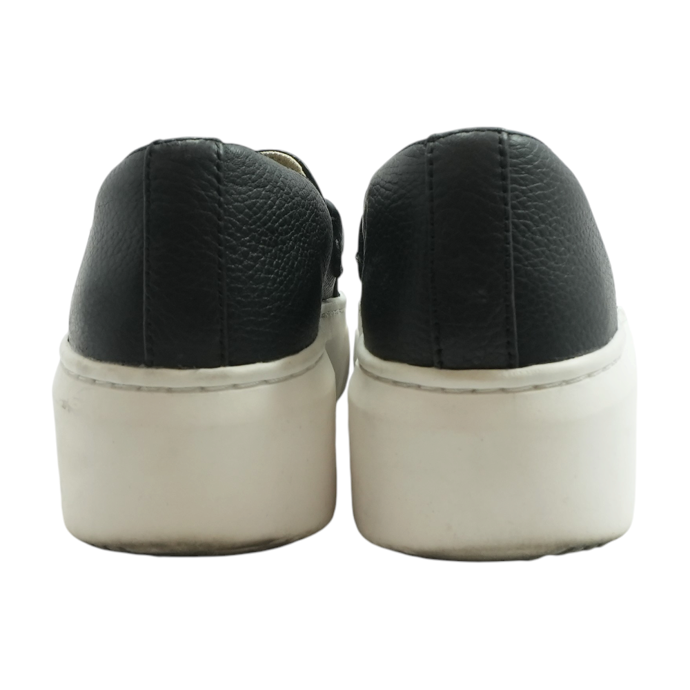 Black Slip-On Flats