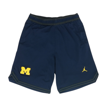 Navy Michigan Wolverines Active Shorts