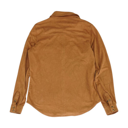 Brown Solid Button Down