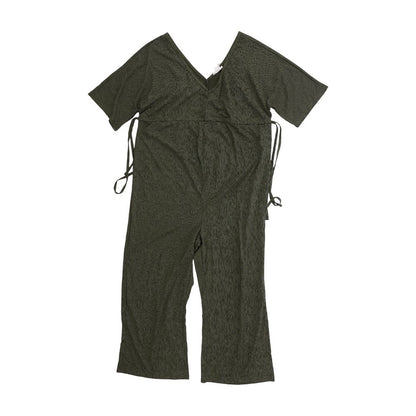 Green Solid Jumpsuit
