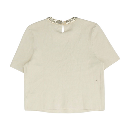 Beige Pullover Sweater