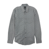 Gray Floral Long Sleeve Button Down