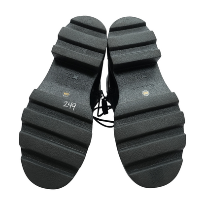 Black Double T Combat Boots