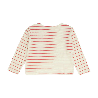 Beige Striped T-Shirt