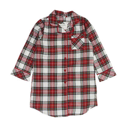 Red Plaid Gown