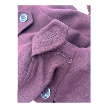 Burgundy Solid Jacket