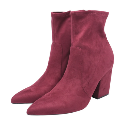 Red Ankle Boots
