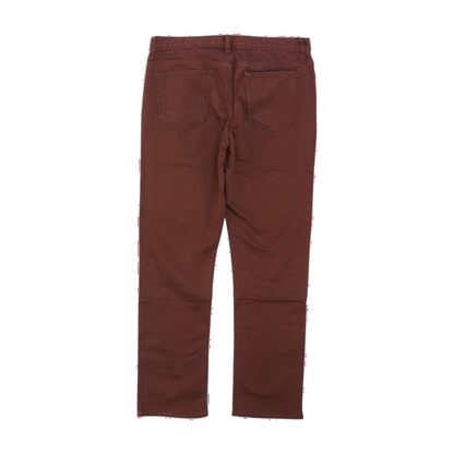 Maroon Slim Pants