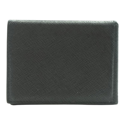 Black Sartorial Trio 4CC Leather Card Holder