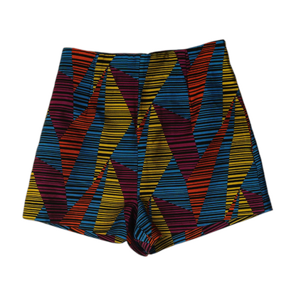 Multi Geometric Chino Shorts