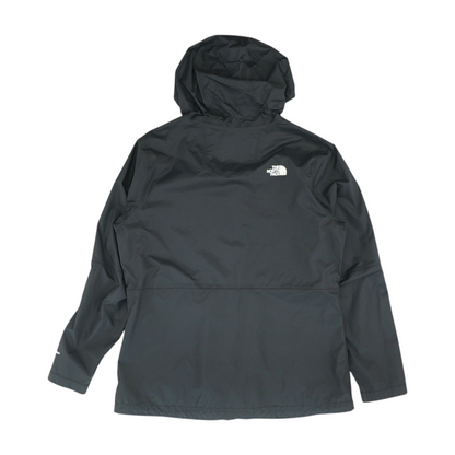 Black Solid Rain Jacket