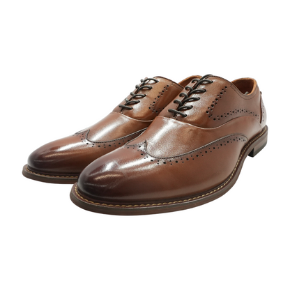 Brown Slip-On Dress Shoes
