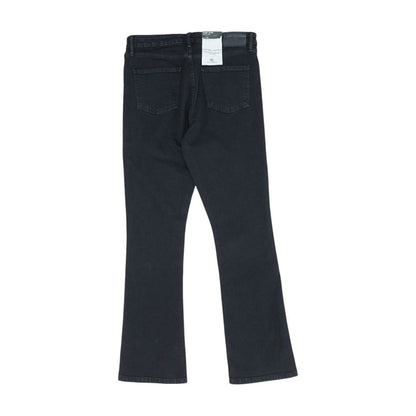 Black Petite High Rise Bootcut Jeans