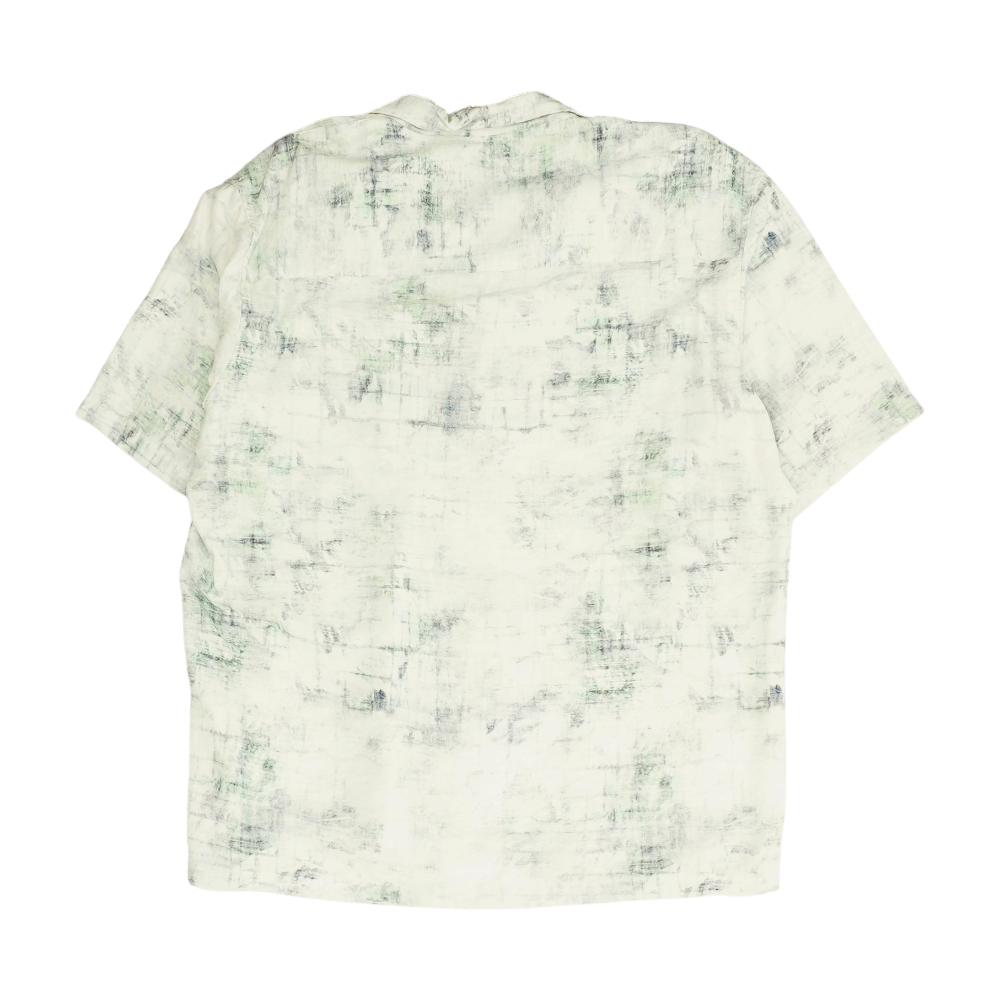 Multi Abstract Short Sleeve Button Down