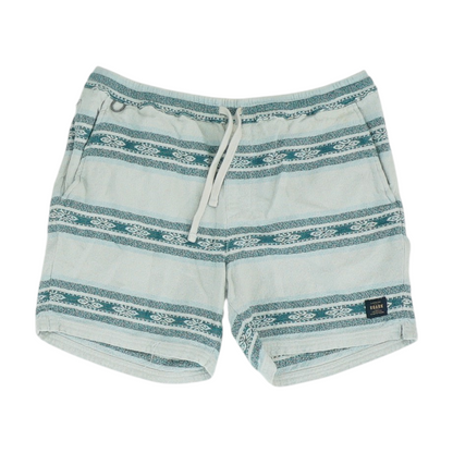 Blue Striped Casual Shorts