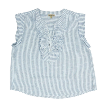 Blue Striped Blouse