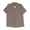Multi Abstract Short Sleeve Button Down