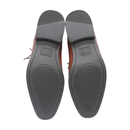 Brown Lace-Up Dress Shoes