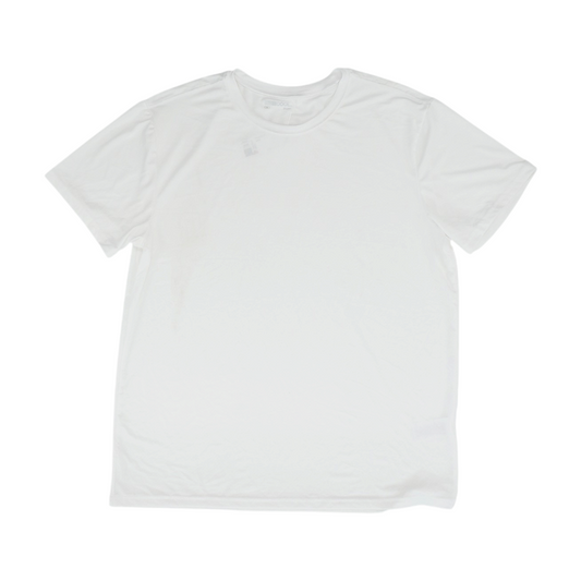 White Solid Active T-Shirt