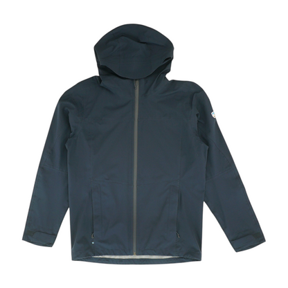 Navy Solid Rain Jacket