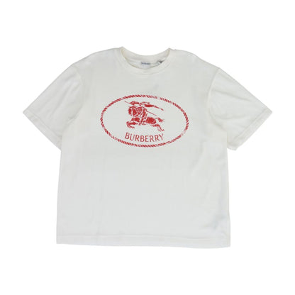 White Knight Stamp Towelling T-Shirt