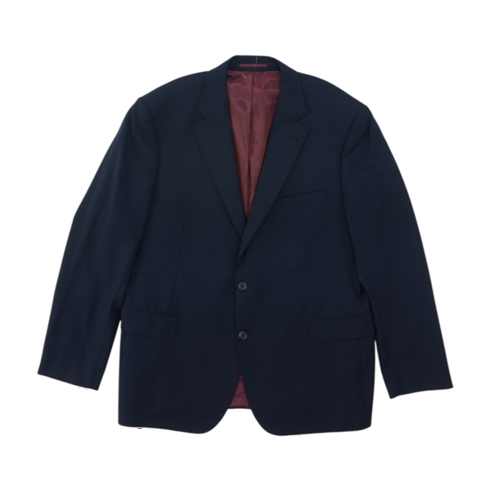 Navy Solid Suit Jacket