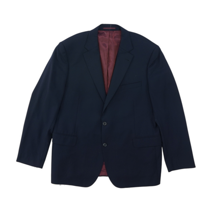 Navy Solid Suit Jacket