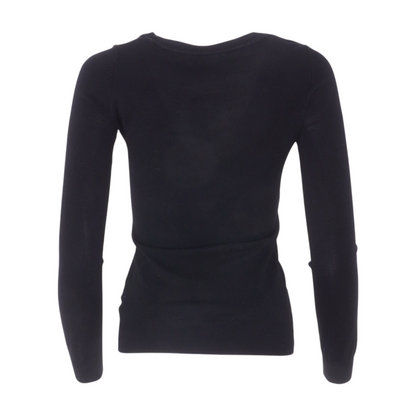 Black Cardigan Sweater