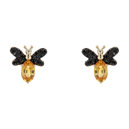 5/8 ctw 14K Yellow Gold Yellow Sapphire Stud Earrings