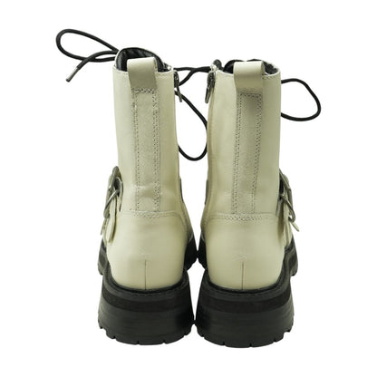 Beige Ankle Boots