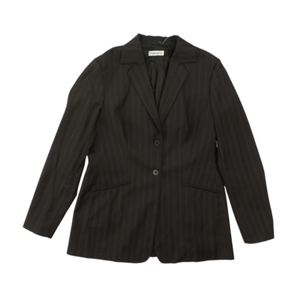 Barry Bricken Vintage Black Striped Blazer – Image 1