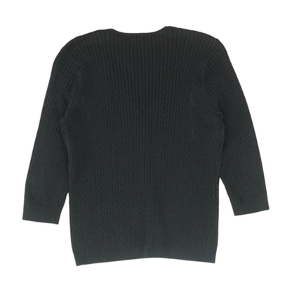 Black Cardigan Sweater