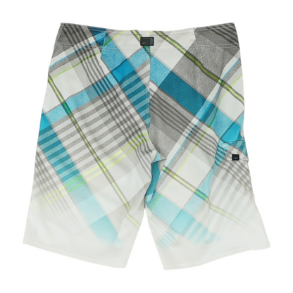 Gray Plaid Swim Bottom