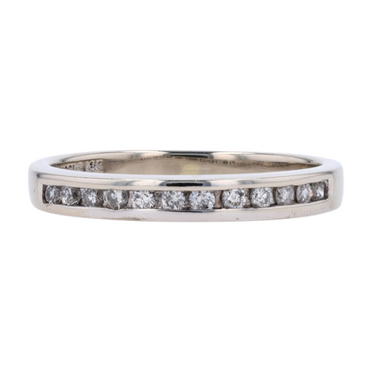 1/4 ctw 14K White Gold Diamond Band Ring