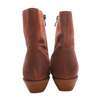 Rust Ankle Boots