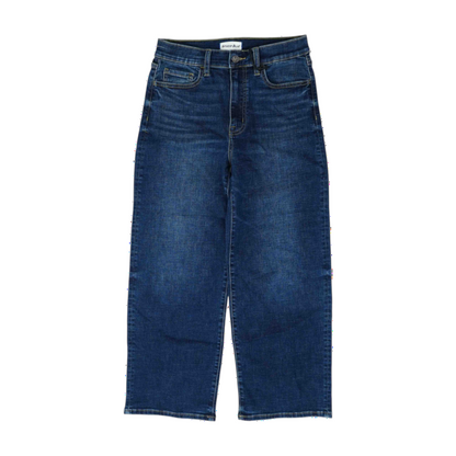 Navy Wide Leg Jeans