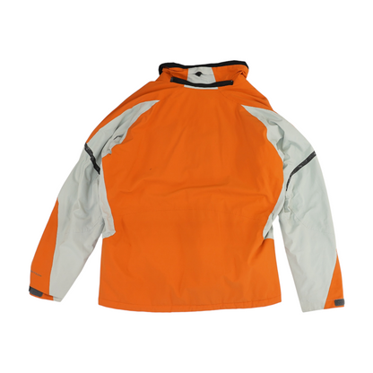 Vintage Orange Solid Rain Jacket