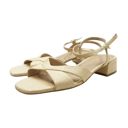 Tan Heeled Sandals