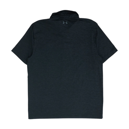 Charcoal Solid Short Sleeve Polo